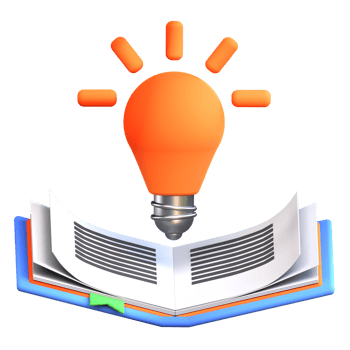 3D illustration education icon theory png