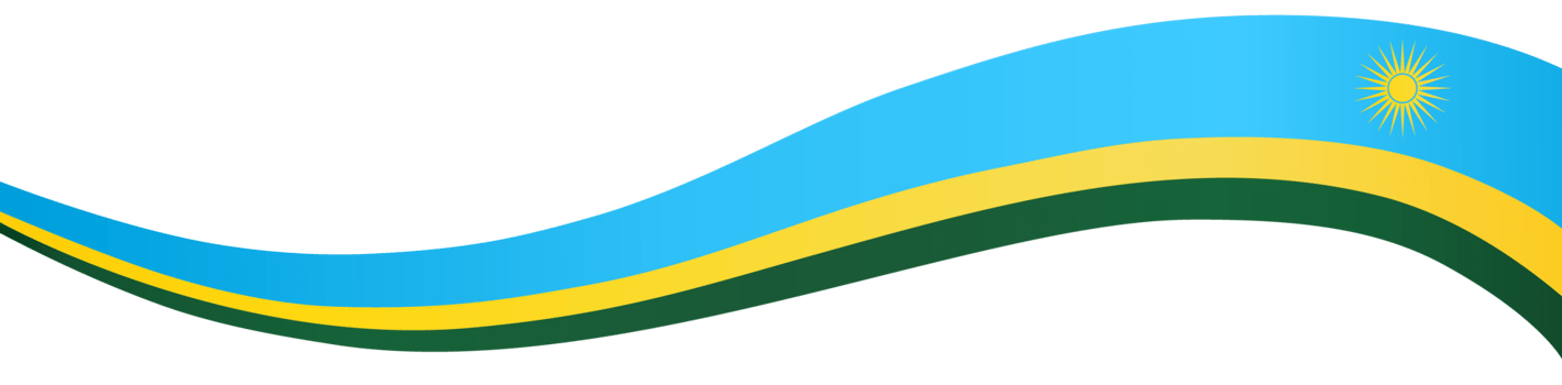 Rwanda flag wave png