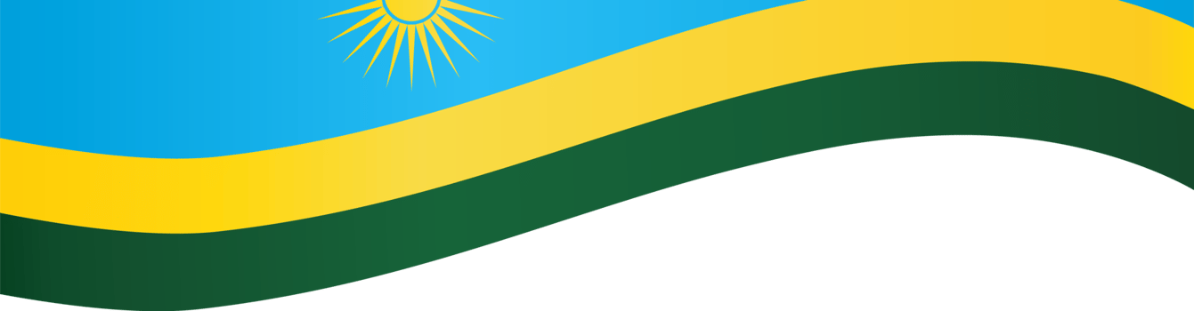 Rwanda flag wave png