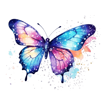 Beautiful Glitter Butterfly png