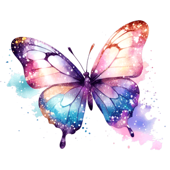 Beautiful Glitter Butterfly png