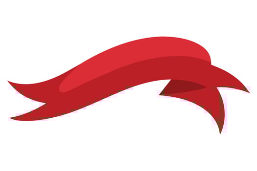Hair Ribbon Set design vector