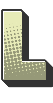Comic Halftone Alphabet Letter and Number png