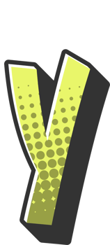 Comic Halftone Alphabet Letter and Number png