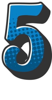 Comic Halftone Alphabet Letter and Number png