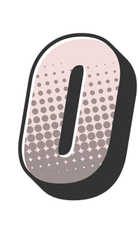 Comic Halftone Alphabet Letter and Number png