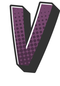 Comic Halftone Alphabet Letter and Number png