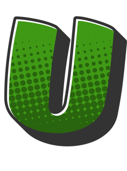 Comic Halftone Alphabet Letter and Number png