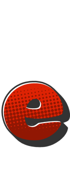 Comic Halftone Alphabet Letter and Number png