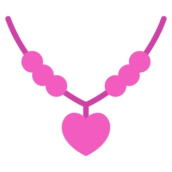 Necklace Icon for web, app, infographic, etc vector