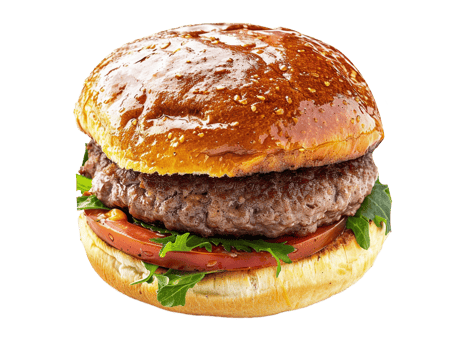 a delicious hamburger png
