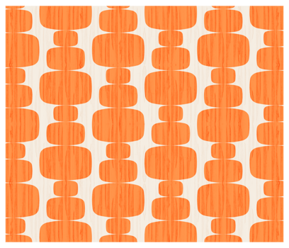 Retro 1970s Style Stacked Orange Rectangle Shapes With Wood Grain Texture Background Pattern png