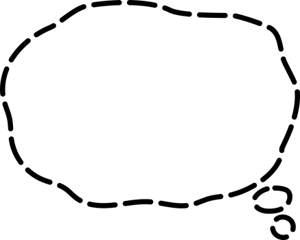 Black and white dashed line speech bubble balloon, icon sticker memo keyword planner text box banner, flat transparent element design png