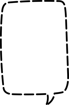 Black and white dashed line speech bubble balloon, icon sticker memo keyword planner text box banner, flat transparent element design png