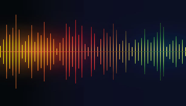 Music poster for electronic festival with dotted lines and waves. Party flyer cover design concept. Distorted music wave equalizer. Abstract amplitude of sound. Illustration. vector