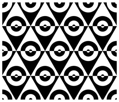 Black And White 1960s Style Two Tone Ska Mod Diamonds And Circles Background Pattern png