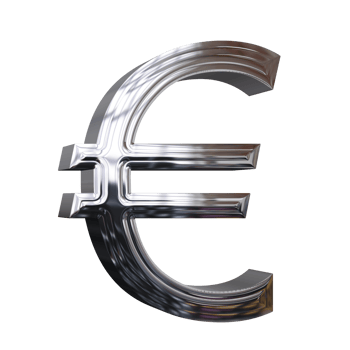 Euro silver symbol png