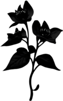 AI generated Nightshade Flowers, Close-up painting of Nightshade Flowers. png