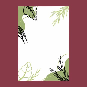 set of book cover designs with hand drawn floral decorations For book, binder, diary, planner, brochure, notebook, catalog. abstract boho botanical background A4 size. vector