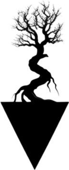 AI generated Tiny Yggdrasil icon, a close-up painting of a Tiny Yggdrasil. png