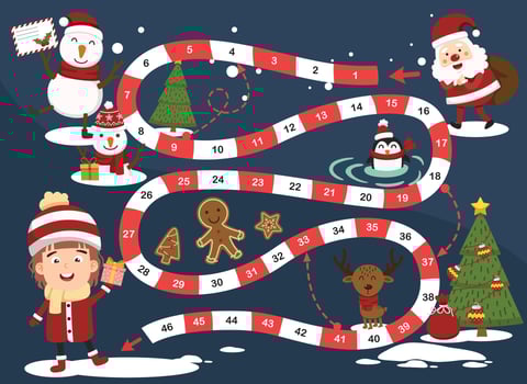 Educational maze game for children illustration vector