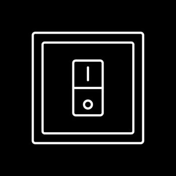 Switcher Line Inverted Icon vector