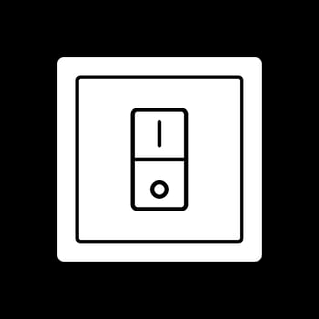 Switcher Glyph Inverted Icon vector