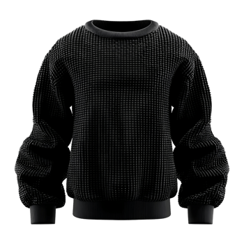 Black Winter Hoodie on Transparent background - png
