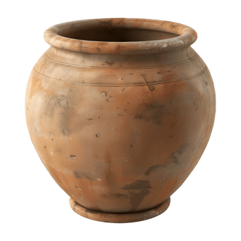 Clay Pot on Transparent background - png