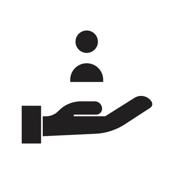 Charity - thin line icon set. vector