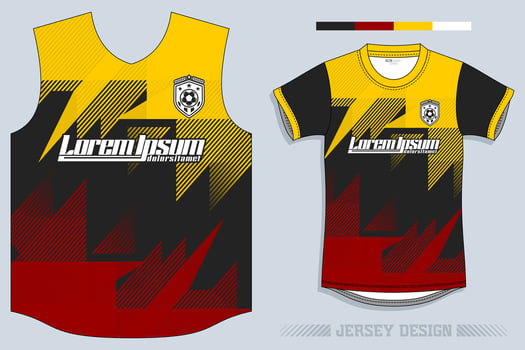Mock up background for sports jerseys race jerseys running shirts jersey designs for sublimation vector