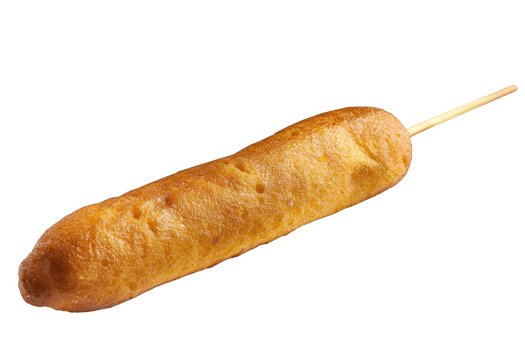 Golden-Brown Corn Dog png