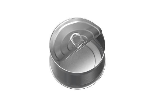 Open tin can, transparent background png