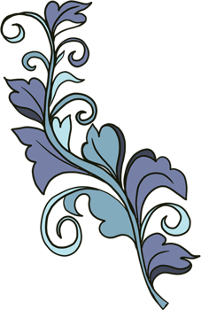 Fantasy flowers in retro, vintage, jacobean embroidery style png