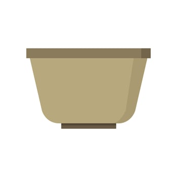 Bowl illustrated in vector