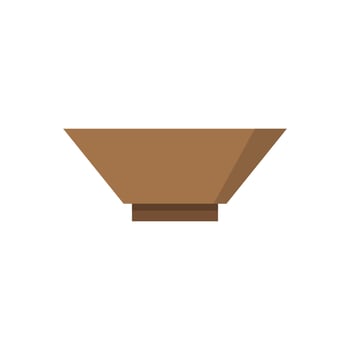 Bowl illustrated in vector