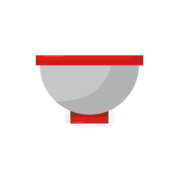 Bowl illustrated in vector