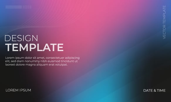 Elegant Blue Black and Pink Gradient Background Illustration vector