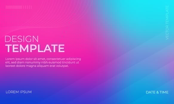 Dynamic Cyan and Magenta Gradient Background Design vector
