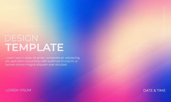 Elegant Blue Pink and Gold Gradient Background for Sophisticated Projects vector