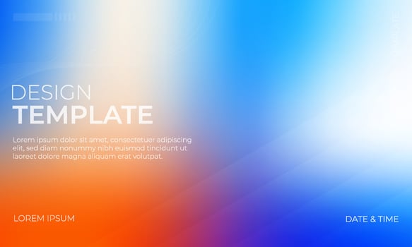 Creative Blue and Orange Gradient Design vector
