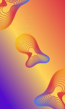 Dinamic wavy line background of illustration vector