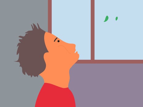flat design trauma illustration vector
