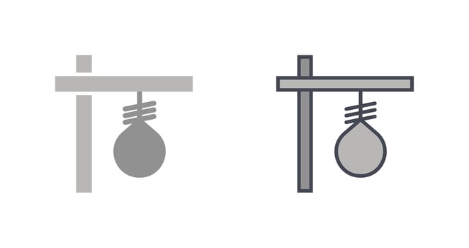 Noose Icon Design vector