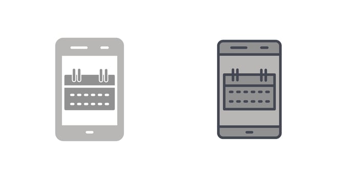 Calendar Icon Design vector