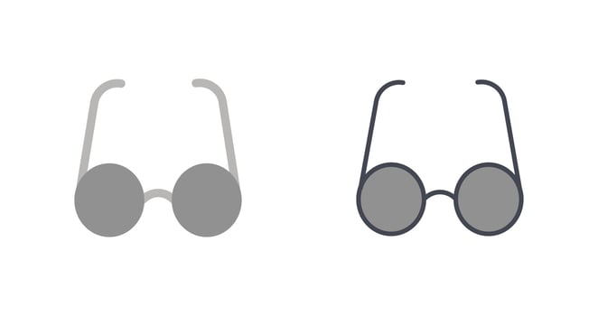 Sunglasses Icon Design vector