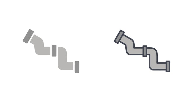Water Pipe Icon vector