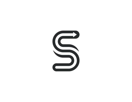 initial Letter S Arrow Logo Concept sign symbol icon Design Element. Financial, Consulting, Logistics Logotype. illustration logo template vector