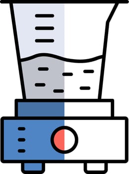 Juicer Filled Half Cut Icon vector