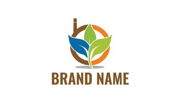 Modern Logo Design free vector